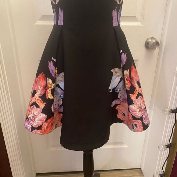 Keepsake open back mini dress, XS - Picture 3 of 8